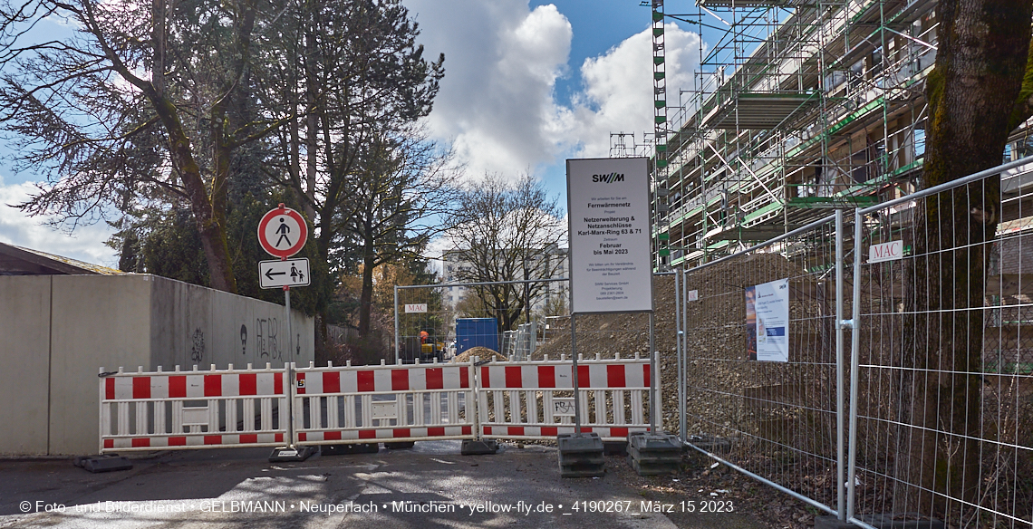15.03.2023 - Fernwärme und Rohrverlegung an der Grundschule in Neuperlach